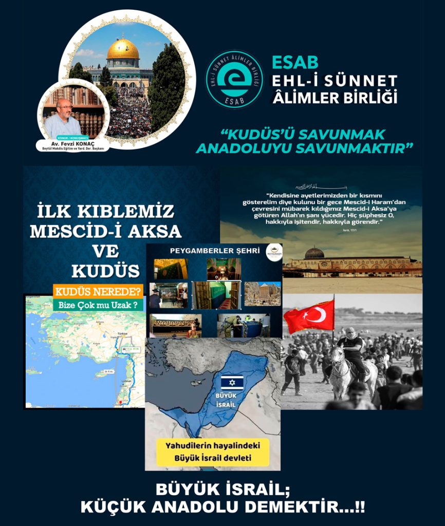 Kudüs'ü Savunmak Anadoluyu Savunmaktır.